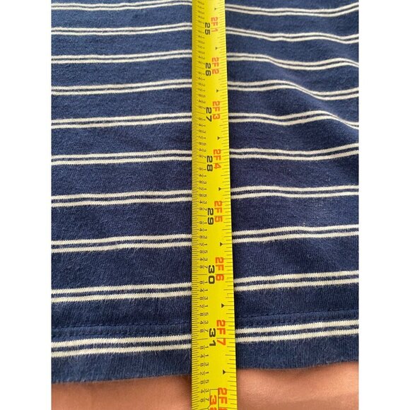 Madewell Tee Dress in Epperson Stripe Size Small Blue and White T-shirt Dress - Picture 10 of 10